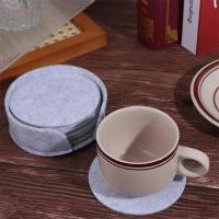 Juego de 10 camas de fieltro resistentes al calor, ideales para tazas de café, té, bebidas calientes, accesorios de cocina y comedor - details 1