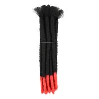 Extensiones de trenzas de pelo sintético para hombres Afro, 1 Uds., rastas hechas a mano, peluca Reggae negra, trenzas rizadas a granel, cabello trenzado de ganchillo - details 6