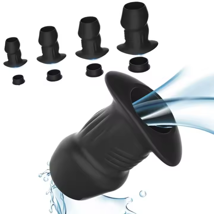 Empaque privado, tapón anal sexy hueco, consolador, dilatador anal, enema, masajeador de próstata, juguetes sexuales para mujeres, hombres, gays, productos para adultos. - 1
