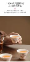 Cuenco cubierto de porcelana blanca de jade Yangzhi, fabricante de tazas Kuaike, juego de té de kung fu portátil para viajes al aire libre, regalo - details 6