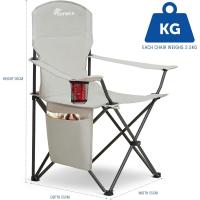 Silla de Camping-BK-2Pcs-104004 Camping, Negro, Talla única - details 10
