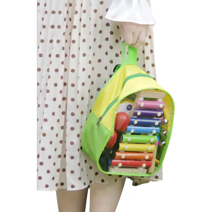 IRIN Set De Instrumentos Musicales Orff De 19 Piezas Para Niños Juego Educativo De Música Para La Infancia Temprana - 1