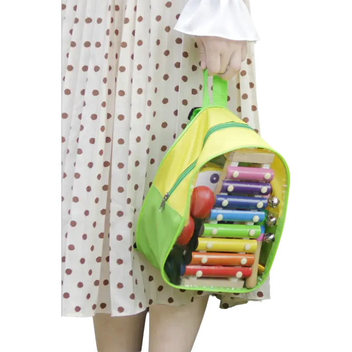 IRIN Set De Instrumentos Musicales Orff De 19 Piezas Para Niños Juego Educativo De Música Para La Infancia Temprana - 1