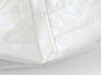 Manténgase abrigado y parece con estilo: chaqueta térmica con capucha para niña con acolchado alternativo de plumón para invierno - details 5