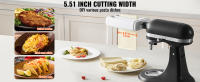 SucceBuy Accesorio para Pasta para Mezclador KitchenAid Juego de Cortador de Rodillos de Acero Inoxidable 3 en 1 Espagueti Fettuccine Perilla de 8 Grosor - details 3