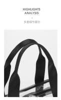 Bolso de hombro tipo bandolera transparente de PVC para natación y playa, gran capacidad, impermeable, para verano, Fitness, Yoga, bolso deportivo - details 21