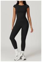 Camiseta deportiva de manga corta para mujer, Top ajustado de secado rápido, ropa informal para correr y Yoga - details 24