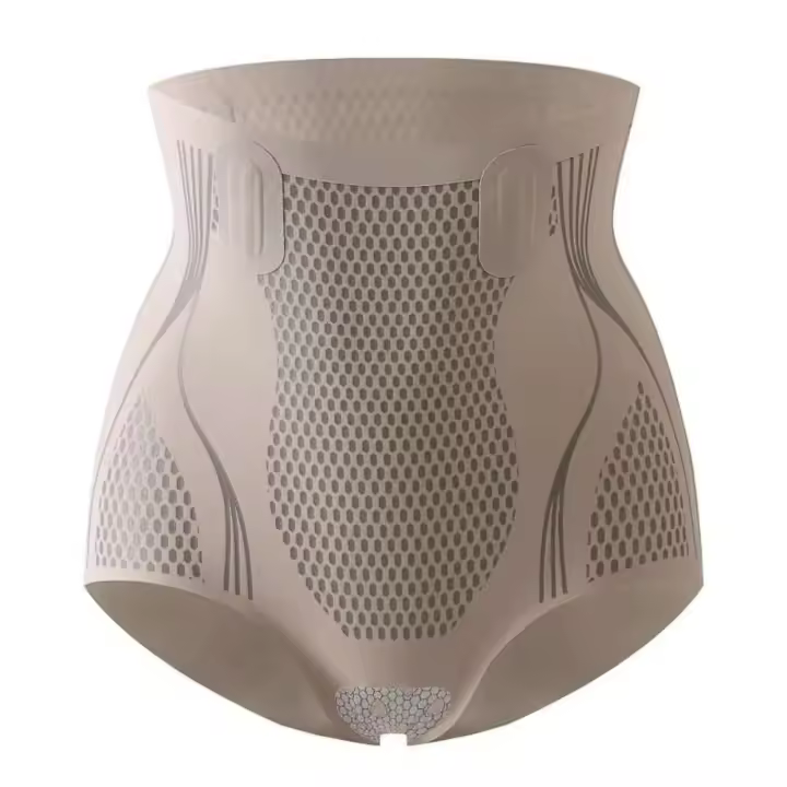 Ropa moldeadora de cuerpo posparto, ropa moldeadora de algodón para entrepierna, levantador de glúteos, faja, bragas, entrenador de cintura, ropa interior adelgazante - 1