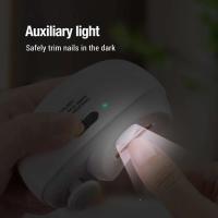 Cortador Eléctrico Automático 3-en-1 Herramienta de Manicura Portátil con Luz - details 6