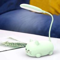 Mini luz nocturna con forma de cerdo para mascotas, lámpara LED plegable con carga USB, lámpara de mesa pequeña para aprendizaje de estudiantes, protección ocular, lámparas para libros, decoración de cabecera - details 5
