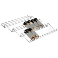 Organizador de acrílico transparente para cajones de especias, inserto de cajones de frascos de condimentos, bandeja de estante de especias de cocina para cajones (tarro no incluido) - details 2
