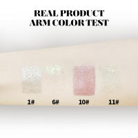 Sombra de Ojos Líquida de Alta Brillo Monocromática, Duradera, Brillante como Diamantes Triturados, Cuidado de la Piel Facial - details 2