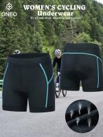 Pantalones Cortos de Ciclismo para Mujer - ONEO de Alta Elasticidad, Poliéster/Spandex Transpirable, No Transparente, Diseño de Bloques de Color con Almohadilla de Absorción de Impactos de Silicona 3D, Ideal para Montar al Aire Libre - details 23