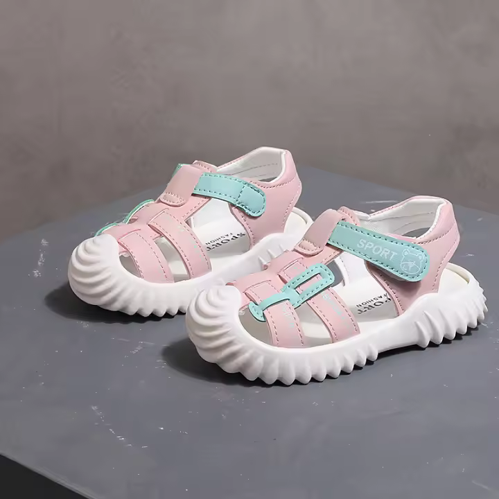 Zapatos de bebé suaves para verano Sandalias antideslizantes para niñas Zapatos de niño con estilo - 1