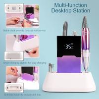Lima eléctrica portátil E inalámbrica para manicura y pedicura, máquina profesional personalizada de 35000 RPM, recargable, para salón de belleza - details 10