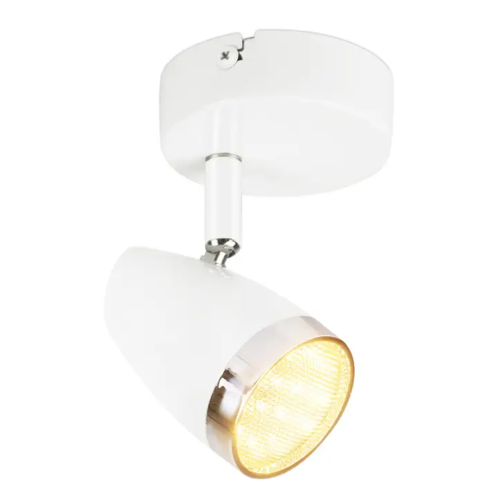 CBJKTX Foco de techo 1 llama 4W luz de techo regulable 350 °   salón - 1