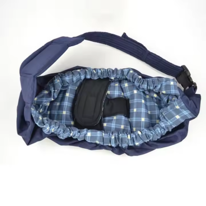 Portabebés de algodón ligero para bebé, bolsa de canguro ajustable y transpirable, un hombro - 1