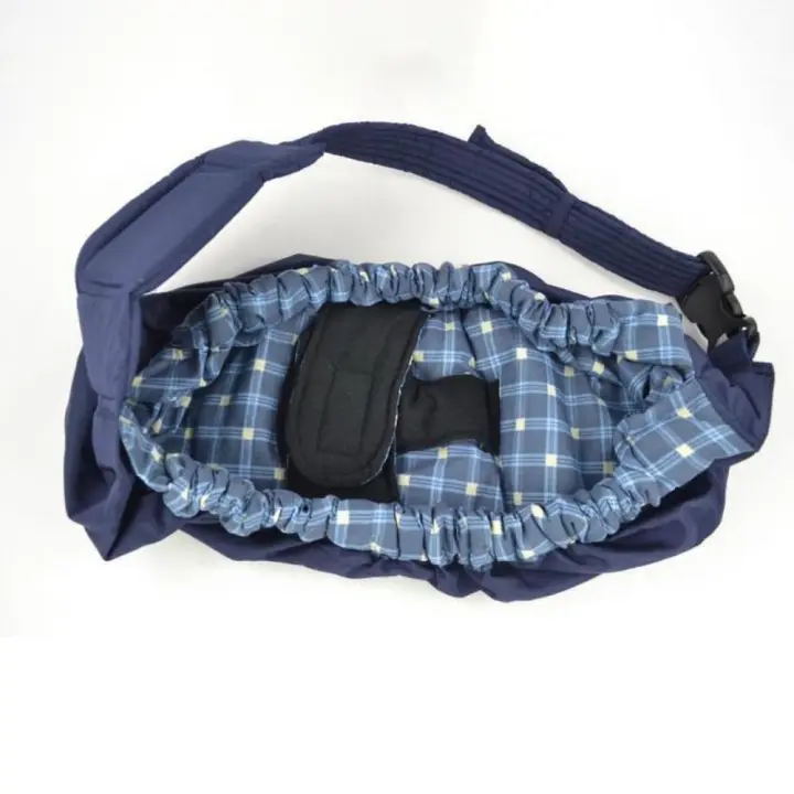 Portabebés de algodón ligero para bebé, bolsa de canguro ajustable y transpirable, un hombro - 1