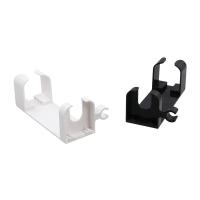 Soporte de plástico para alisadores de pelo, soporte blanco sin perforación para rizador de pelo, soporte de rizador para salón montado en la pared, ahorro de espacio - details 5