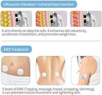 Masajeador Ultrasónico Profesional 3 En 1 Para Cara Y Cuerpo Equipo De Cavitación Por Ultrasonido, Microcorriente Con Calor Infrarrojo Para Eliminar El Exceso De Grasa Y Reducir La Celulitis - details 2