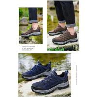 Zapatos de Senderismo Transfronterizos para Hombre Antideslizantes, Resistentes al Desgaste, Transpirables, Absorbentes de Sudor Zapatos de Deportes de Acampada, Correr - details 2