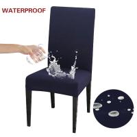 Funda impermeable para silla de comedor, funda elástica para silla, Protector de silla lavable extraíble para el hogar, restaurante, cocina, banquete - details 13