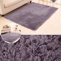 Alfombra de Peluche en 14 Colores Suave y Larga Imitación de Lana Almohadilla para Dormitorio y Sala de Estar Alfombra Blanca para Colchón de Sofá - details 9