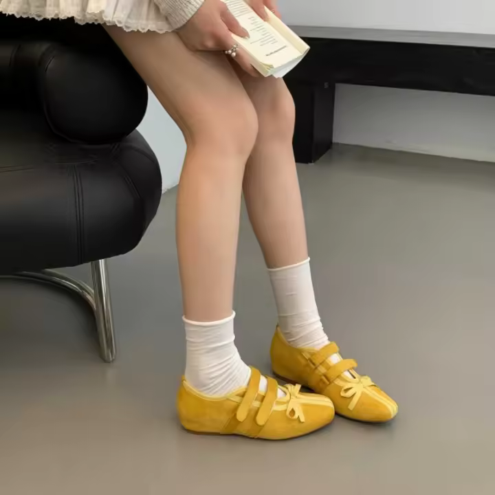 Moda Mary Jane zapatos nuevo arco interior altura aumentar ballet nicho zapatos casuales - 1