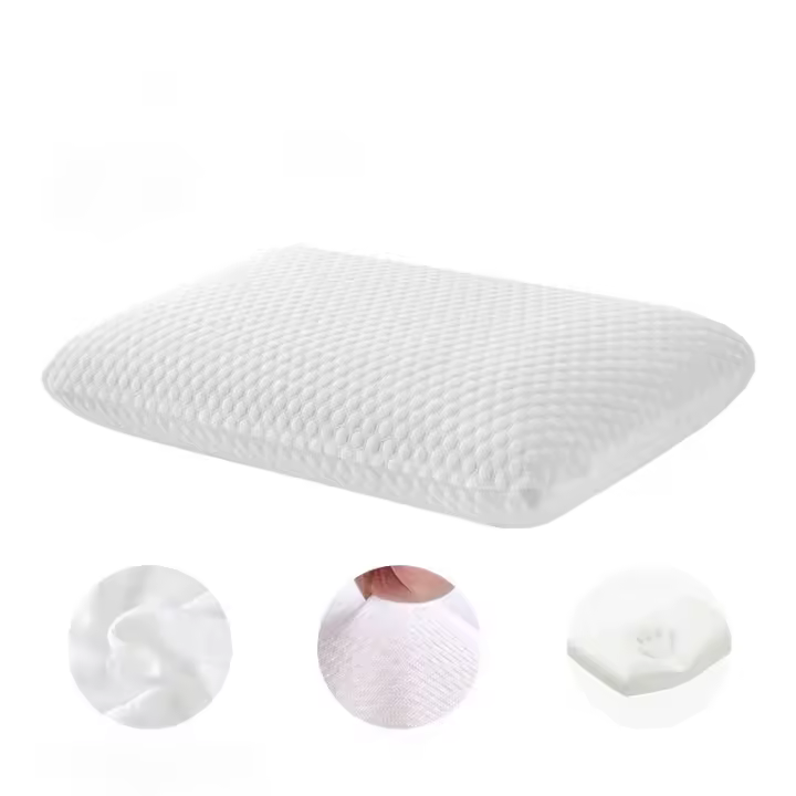 Almohada de Espuma de Memoria de Bambú Cuidado de Cuello Cervical para Hotel, B&B, Hogar - 1