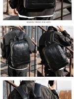 Mochila de negocios para hombre, accesorio sencillo de carga USB, ligera, para viaje, 1 paquete de 15,6 pulgadas - details 10