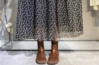 Vestido japonés de gasa de talla grande para mujer, diseño Floral de verano, sombrero de manga corta único y pequeño para ir al trabajo - details 6