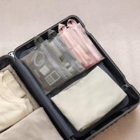 Bolsa de lavado de maquillaje de malla Simple, bolsa de artículos de tocador hueca impermeable, bolsa de almacenamiento ligera de secado rápido, viaje - details 2