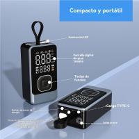 Bomba eléctrica para bicicletas, inflador de neumáticos, compresor de aire portátil con apagado automático y pantalla LCD, bomba eléctrica con válvula Presta para bicicletas. - details 3