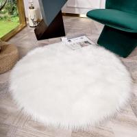 Alfombra lujosa suave antideslizante, sofá de sala de estar a la moda, alfombrilla cálida para silla de suelo (60 x 60 cm) - details 1