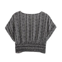 - Nueva ropa de mujer, conjunto de pantalones anchos estampados, moderno y versátil con cordones - details 2