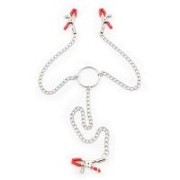 Clips de Leche de Acero Inoxidable Leten Estilo Mariposa para Parejas Clips de Pezón Sensuales - details 7