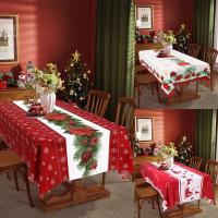 Mantel navideño para decoración del hogar, cubierta de mesa de Navidad y Año Nuevo, 2024, 2025 - details 1