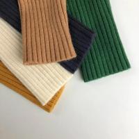 Suéteres de invierno para niños y niñas, jersey corto a cuadros liso, prendas de punto de cuello alto, ropa para niños - details 13