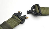 Cinturón de nailon de lona para hombre, cinturón táctico multifunción de gran tamaño, 150, 170cm, para caza al aire libre, combate y supervivencia - details 4