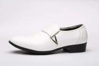 Zapatos casuales formales de cuero de Pu de acero inoxidable para hombres creativos de nuevo producto de oficina de negocios - details 10