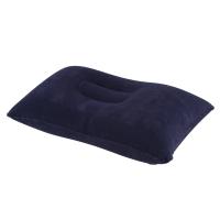 Cojín de asiento inflable de 2 piezas, almohada de viaje para dormir, soporte para la cabeza en el coche, azul profundo, 38x24cm - details 5