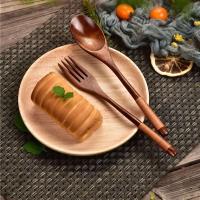 Juego de Cubiertos de Arroz de Madera Natural Cuchillo, Cucharador, Sopa de Arroz - details 5