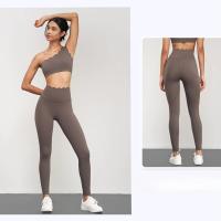 Sujetador deportivo de hombro, sujetador de yoga sin costuras con bordes festoneados, adecuado para ropa deportiva de mujer, gimnasio, correr, fitness - details 10