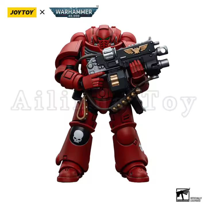 JOYTOY-figura de acción 1/18, 4 uds./Set, 40K, modelo militar de Anime - 1