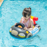 Volante Engrosado para Bebés y Niños Anillo de Natación Coche de Policía Asiento de Agua - details 4