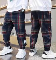 Pantalones de Moda Deportiva Casual para Niños Cálido Algodón con Cordón de Terciopelo - details 7