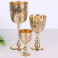 1 Uds 35/80/180/200ml Vintage cobre grabado wer patrón copa agua cáliz Buda Altar beber copa de vino - details 2