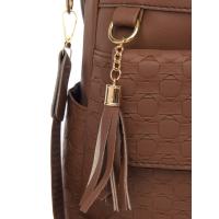 Nueva mochila para mujer con estampado de diamantes, moda simple y versátil, que mejora la calidad de la mochila de gran capacidad. - details 21