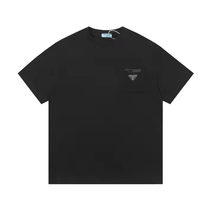 Camisetas de Verano Casuales para Hombres Algodón Puro, Cuello Redondo, Mangas Cortas, Novedad con Estampados de Logotipo - 1