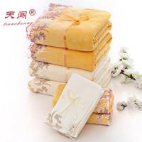 Juego de toallas de baño con bordado de bordes de encaje, juego de toallas absorbentes de microfibra, decoración de boda y baño, 3 unidades - details 3